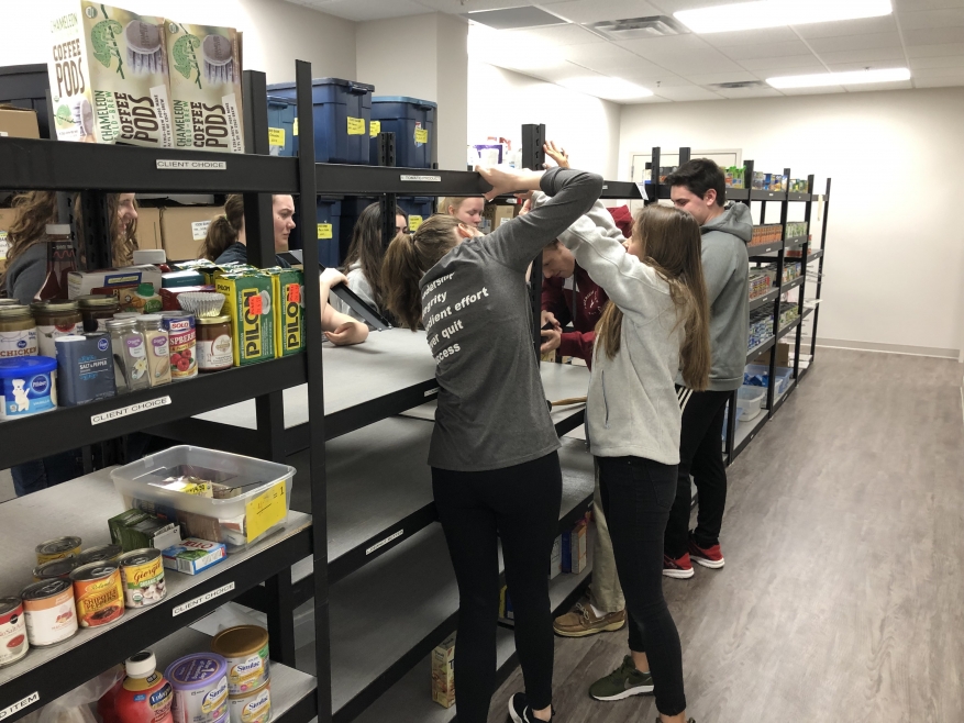 Trinity Christian School National Honor Society Helps with Project