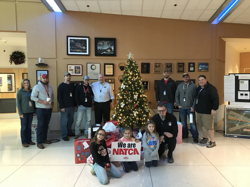 ATL Tracon and National Air Traffic Controllers Association Gives our Children a Surprise Blessing