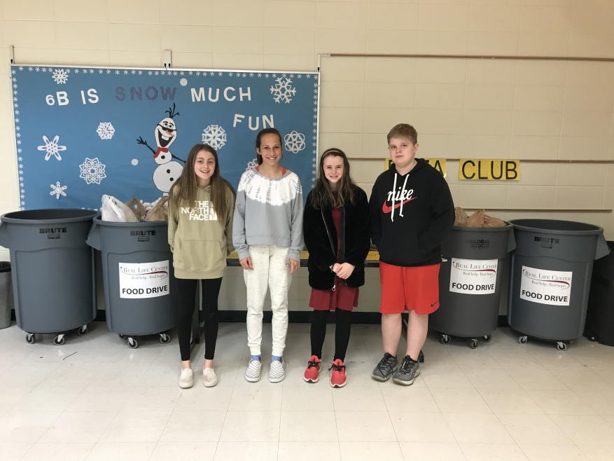 JC Booth Middle School Beta Club Annual Food Drive Supports the RLC